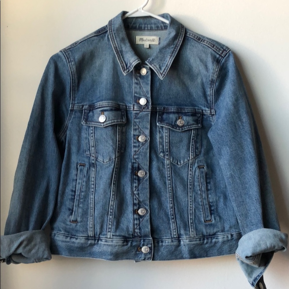 Madewell Shrunken Stretch Jean Jacket